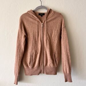 Charter Club Luxurious Cashmere Hoodie in Tan